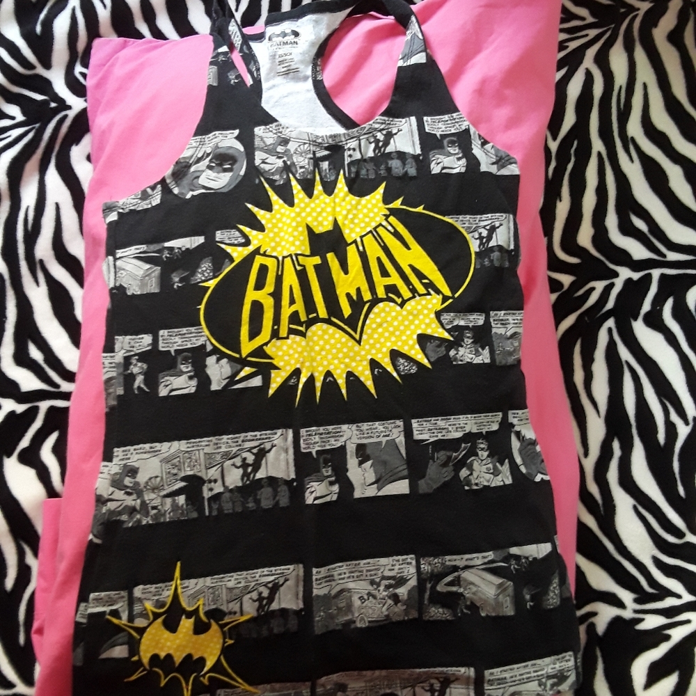 Batman comic book tank top size XS